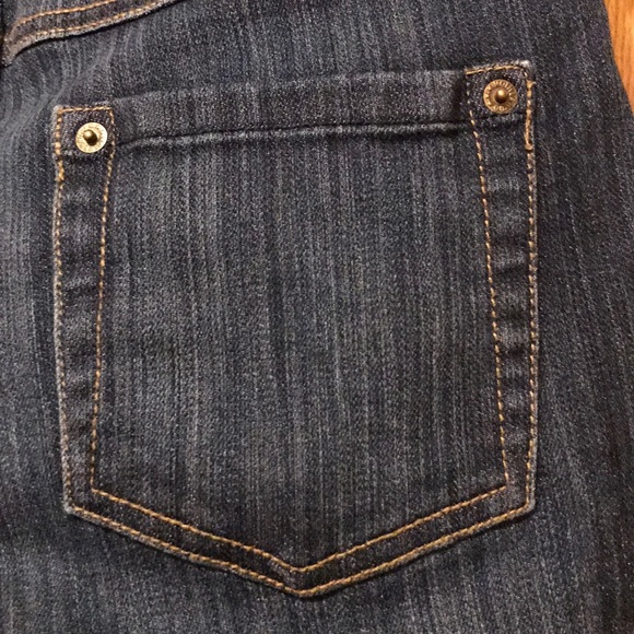 Motherhood maternity SMALL x 29” inseam below belly stretch denim jeans EUC - Picture 7 of 8